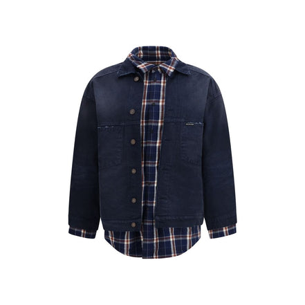 Veste en jean en coton bleu Balenciaga