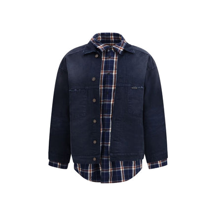 Veste en jean en coton bleu Balenciaga