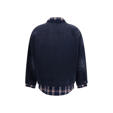 Veste en jean en coton bleu Balenciaga