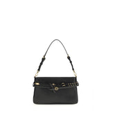 PINKO Black Buckles Shoulder Bag