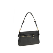 PINKO Black Buckles Shoulder Bag