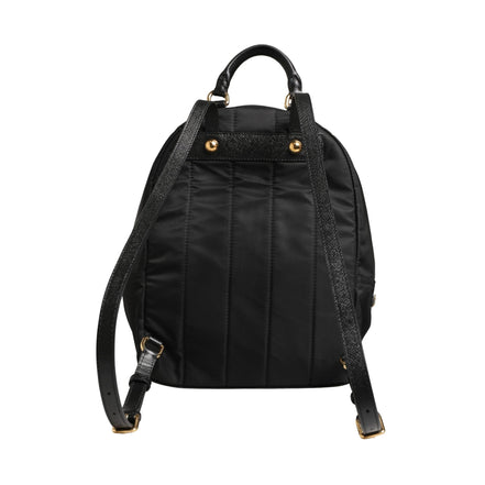 Sac à dos Dolce & Gabbana VULCANO en nylon noir orné #DGFAMILY