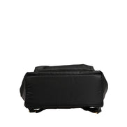 Sac à dos Dolce & Gabbana VULCANO en nylon noir orné #DGFAMILY