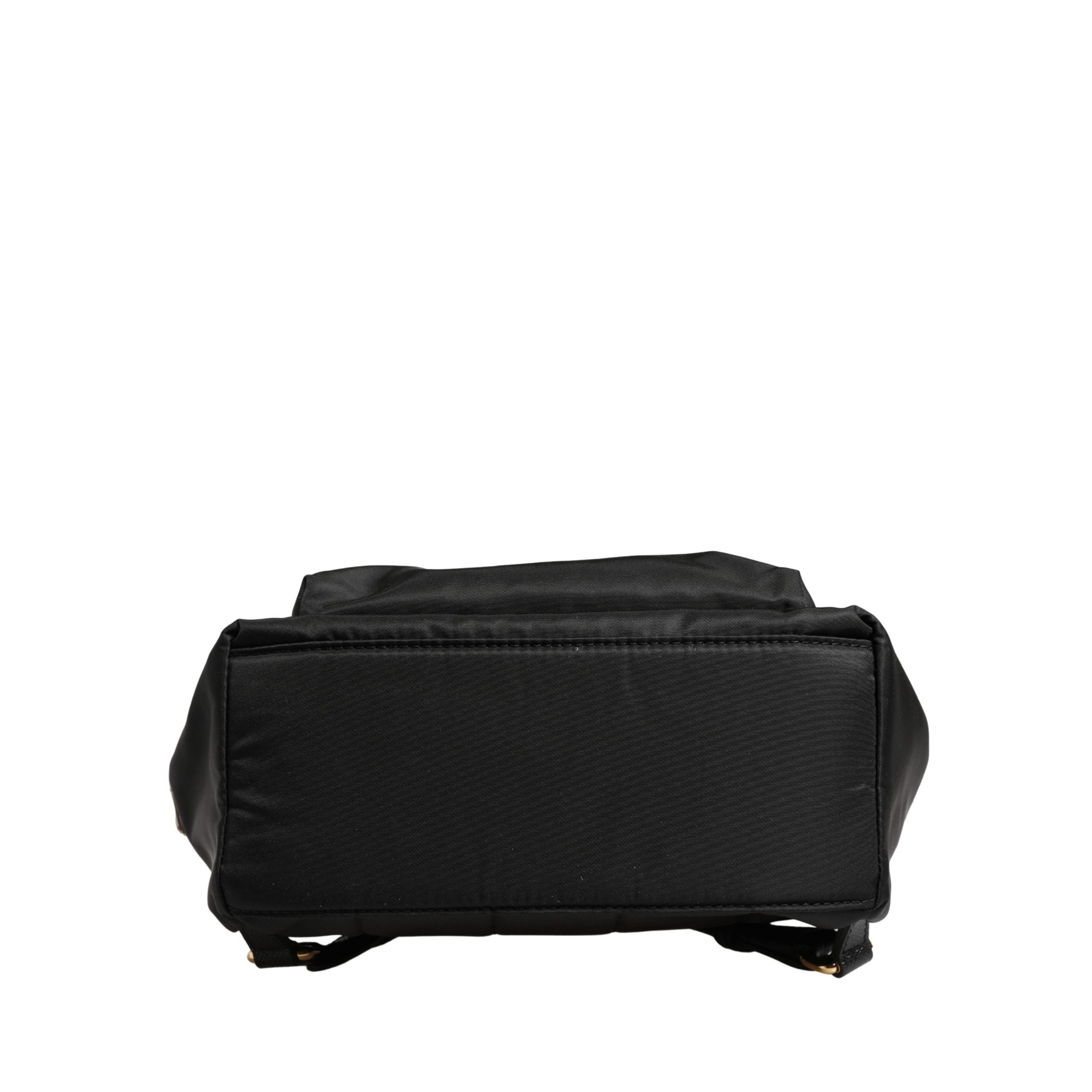 Sac à dos Dolce & Gabbana VULCANO en nylon noir orné #DGFAMILY