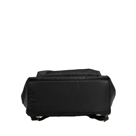 Sac à dos Dolce & Gabbana VULCANO en nylon noir orné #DGFAMILY