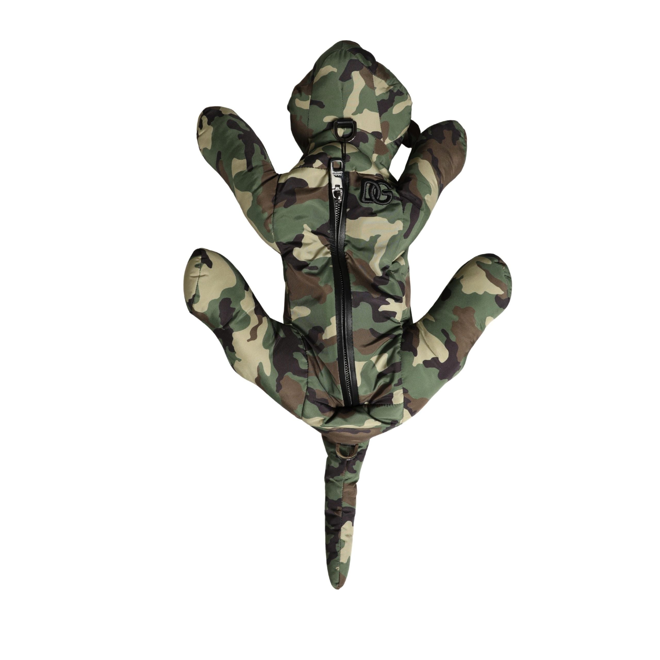 Sacoche de ceinture Dolce & Gabbana multicolore camouflage silhouette animale