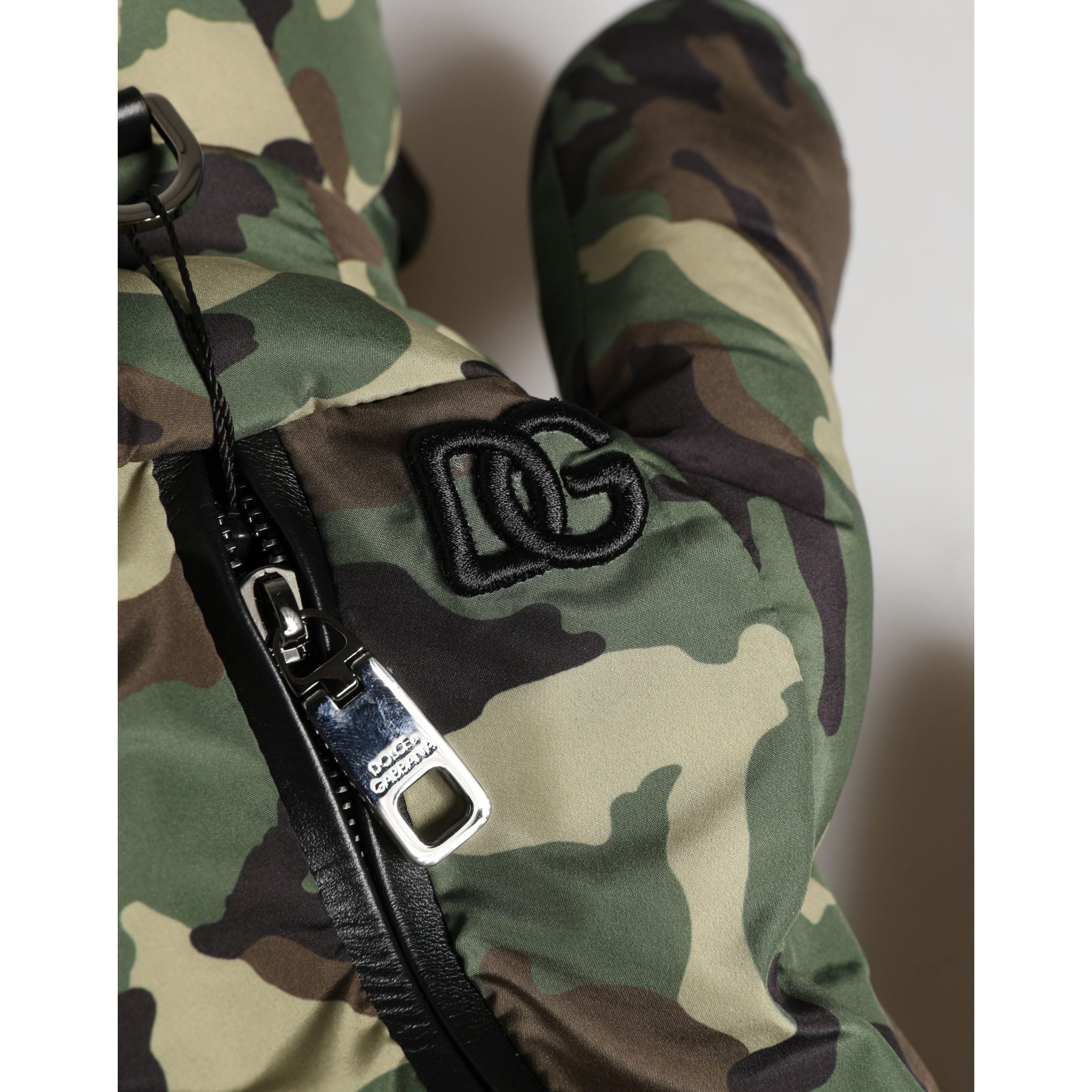 Sacoche de ceinture Dolce & Gabbana multicolore camouflage silhouette animale