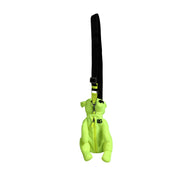 Borsa da cintura Dolce & Gabbana in poliestere verde con silhouette di animali