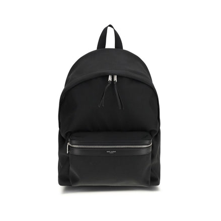 Zaino in nylon nero Saint Laurent
