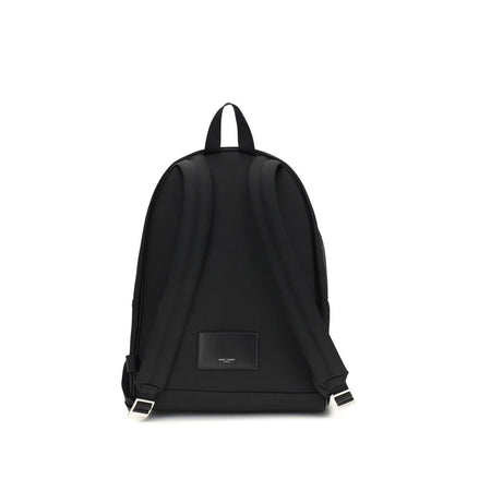 Zaino in nylon nero Saint Laurent