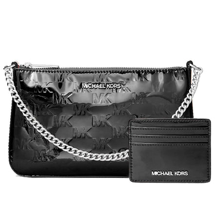 Pochette en toile noire Michael Kors