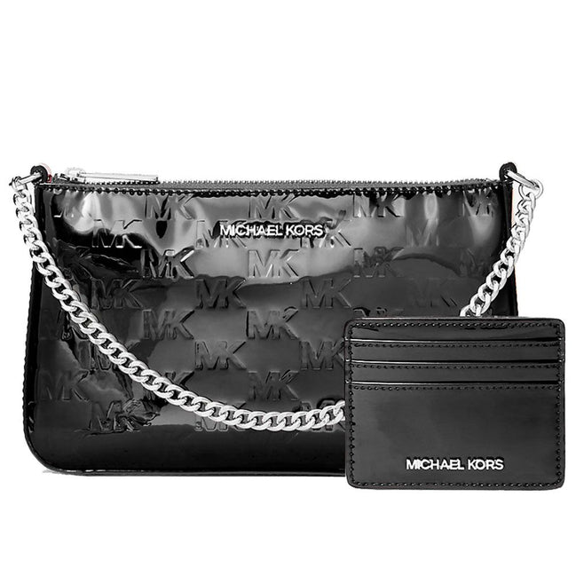 Pochette en toile noire Michael Kors