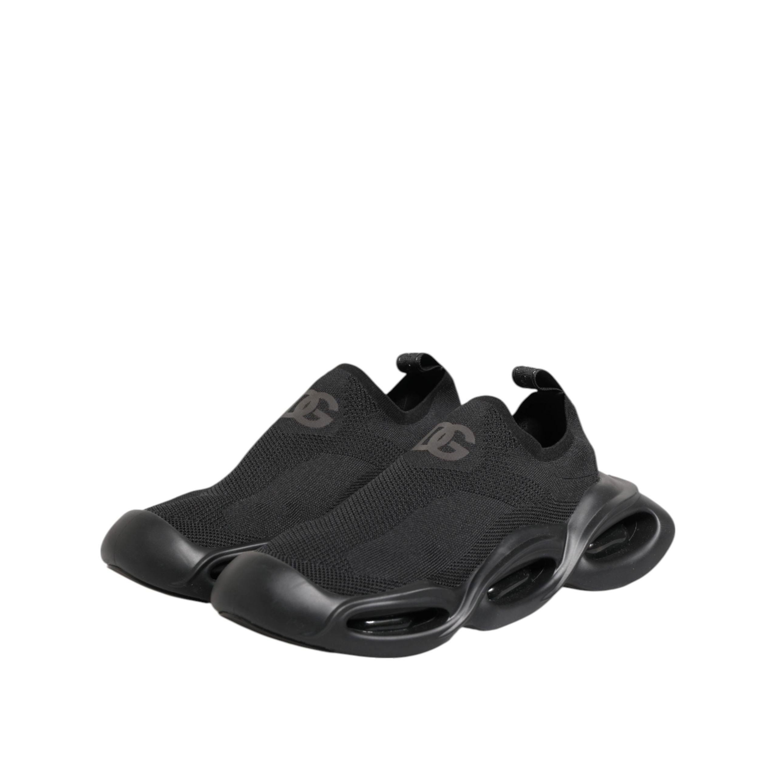 Chaussures Baskets Basses à Enfiler Noires Wave Dolce & Gabbana