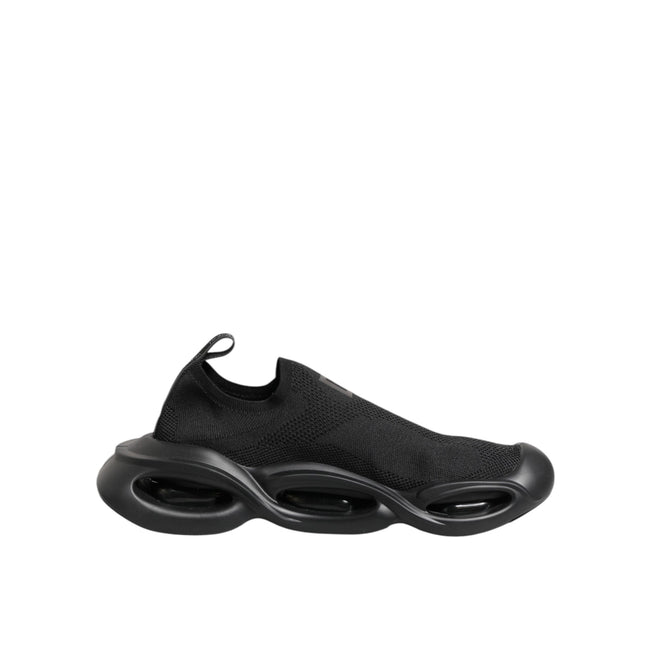 Chaussures Baskets Basses à Enfiler Noires Wave Dolce & Gabbana