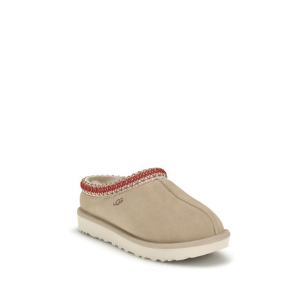 UGG Ciabattine Mules Bos Taurus in Pelle di Vitello Beige
