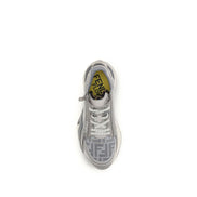 Fendi Grey Athletic Sneakers