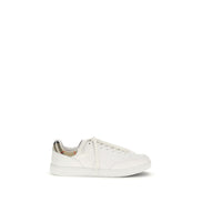 Baskets basses Burberry en cuir de veau blanc Bos Taurus