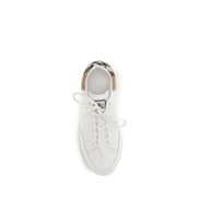 Baskets basses Burberry en cuir de veau blanc Bos Taurus