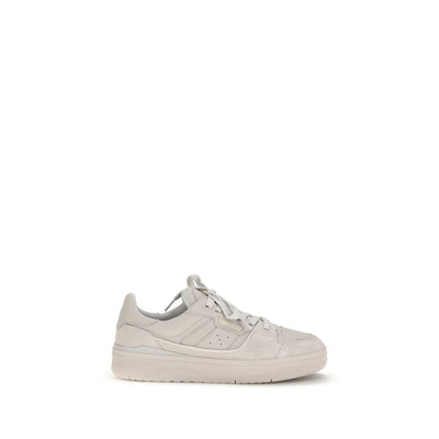 Axel Arigato Gray Calf Leather Low Top Sneakers