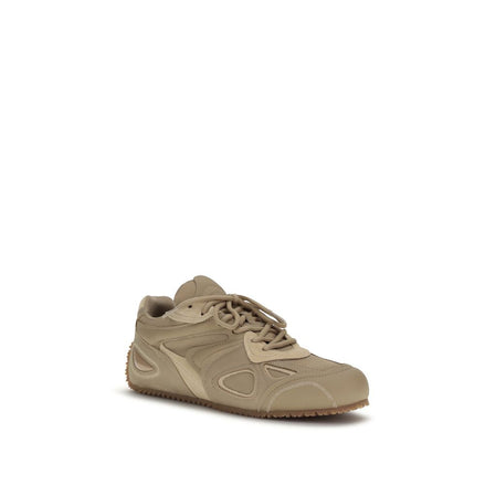 Axel Arigato Brown Calf Leather Low Top Sneakers