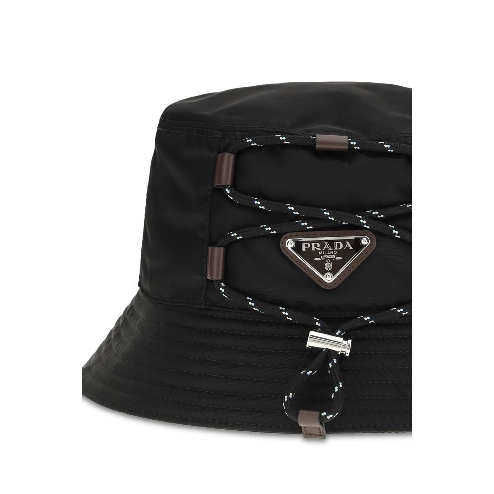 Prada Black Bucket Hat