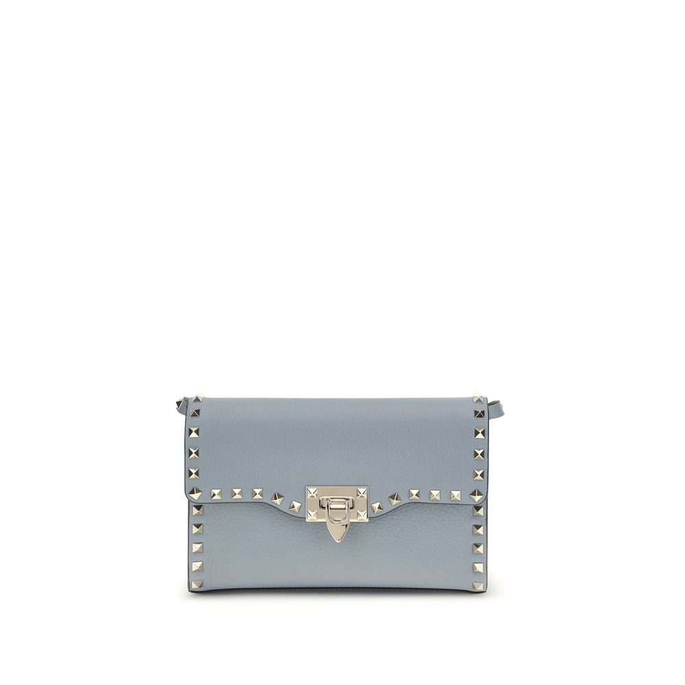 Valentino Garavani Blue Rockstud Small Shoulder Bag