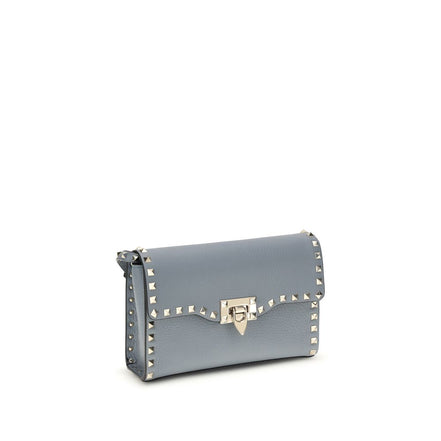 Valentino Garavani Blue Rockstud Small Shoulder Bag