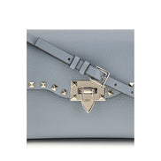 Valentino Garavani Blue Rockstud Small Shoulder Bag