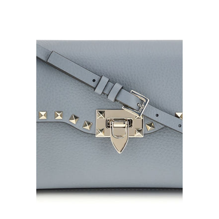 Valentino Garavani Blue Rockstud Small Shoulder Bag