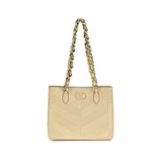 Sac bandoulière Valentino Garavani doré en cuir d'agneau Ovis Aries