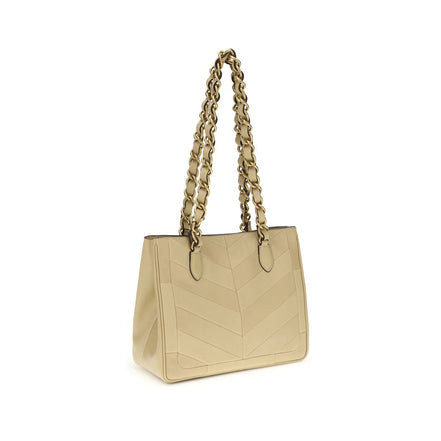 Sac bandoulière Valentino Garavani doré en cuir d'agneau Ovis Aries