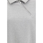 Sweat-shirt en coton gris Miu Miu