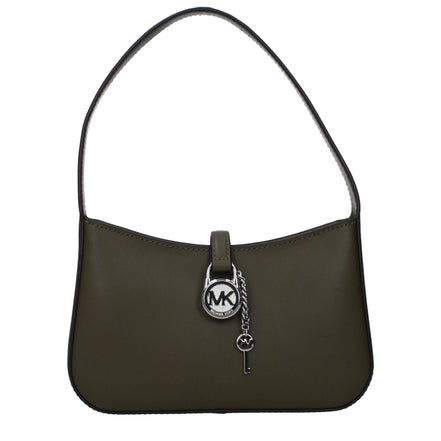 Michael Kors Green Leather Handbag