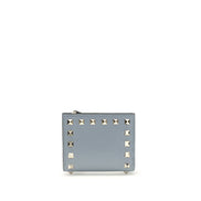 Valentino Garavani Blue Leather Wallet