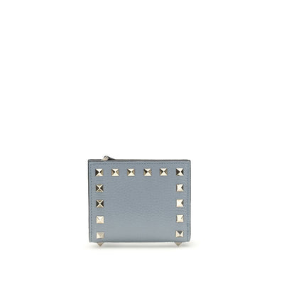 Valentino Garavani Blue Leather Wallet