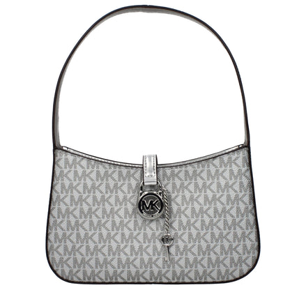 Michael Kors Grey Fabric Handbag