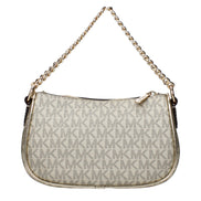 Michael Kors Gold Fabric Handbag