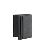 Portefeuille Ferragamo en cuir de veau noir Bos Taurus