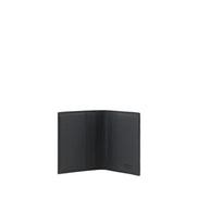 Portefeuille Ferragamo en cuir de veau noir Bos Taurus