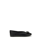 Ferragamo Black Ballet Flats