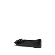 Ferragamo Black Ballet Flats