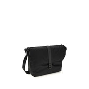 Borsa a Spalla Ferragamo in Nylon Nero