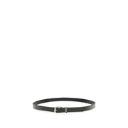 Ceinture Saint Laurent noire en coton régulier