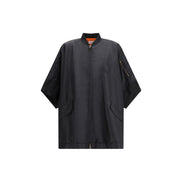 MM6 Black Polyamide Cloacks