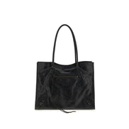 Balenciaga Black Lamb Shoulder Bag - Le City Tote