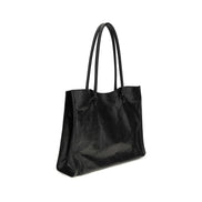 Balenciaga Black Lamb Shoulder Bag - Le City Tote