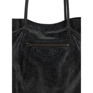 Balenciaga Black Lamb Shoulder Bag - Le City Tote