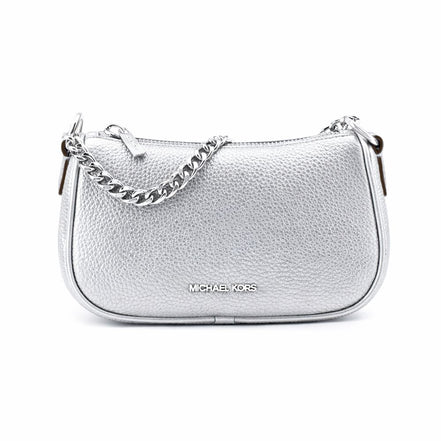 Borsa a tracolla Michael Kors in pelle grigia