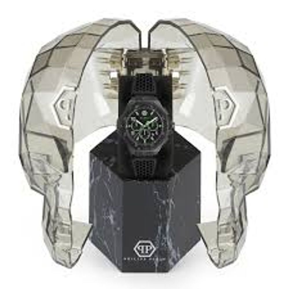 Montre de sport Philipp Plein noire en synthétique