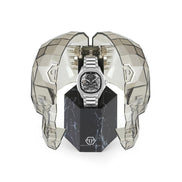 Montre habillée en acier inoxydable gris Philipp Plein